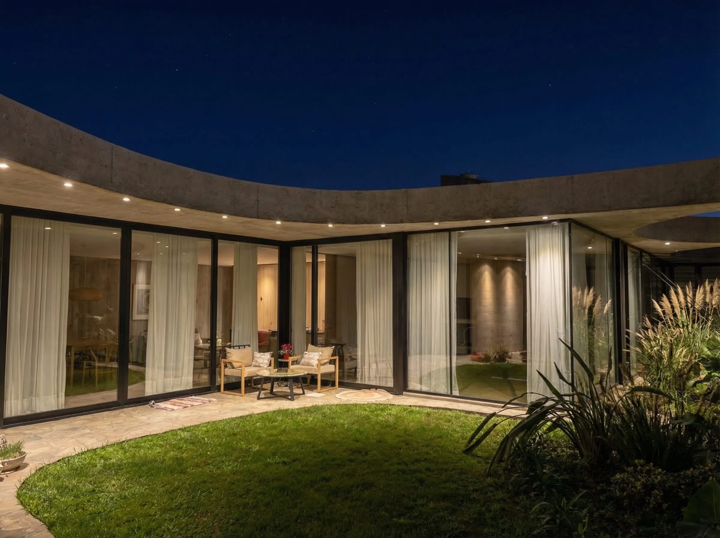 Casa Sukha, fotografía de la obra terminada
